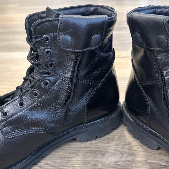 Rocky 2091 Side Zipper Jump Boots 7” Black Leather Men’s 13W EUC Paratrooper main image 5